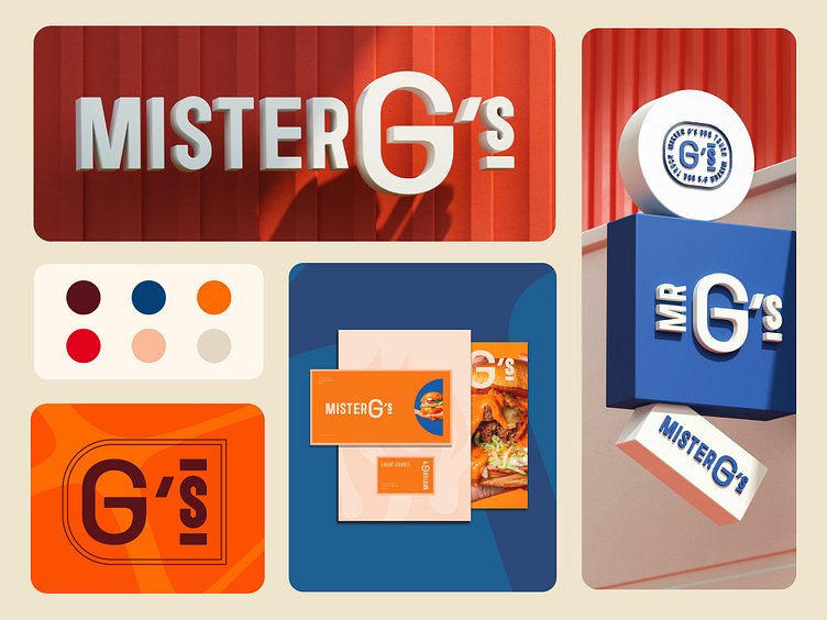 Mister G's brand identity sample