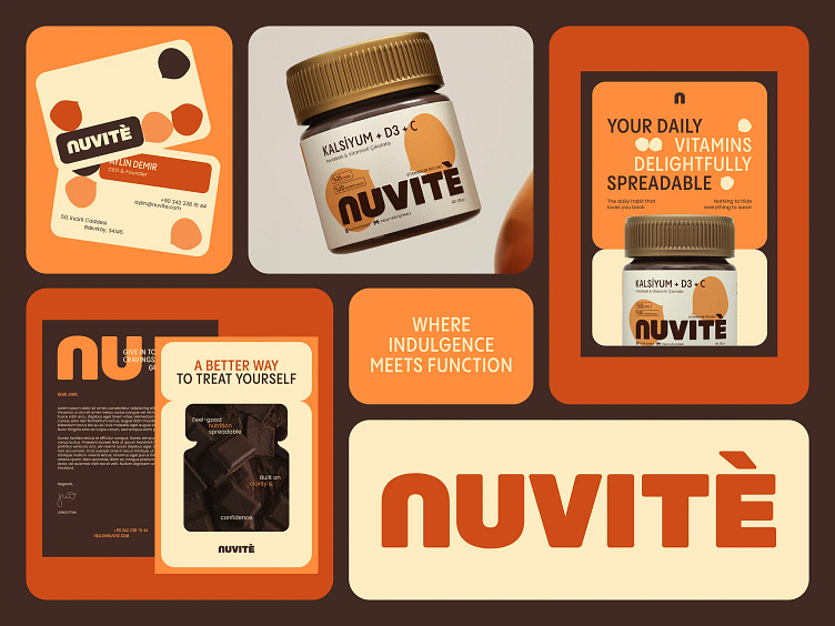 Nuvité brand identity and packaging project