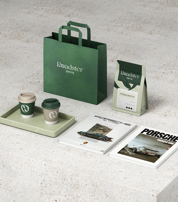 Roadster Coffee branding and packaging project